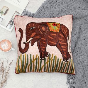 Elephant cushion cover