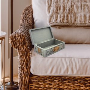 Antique wooden jewellery box 1