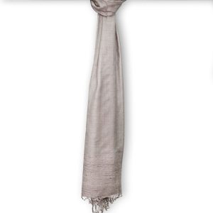 Beautiful neutral shade makta munga silk scarf (with a hint of pink)