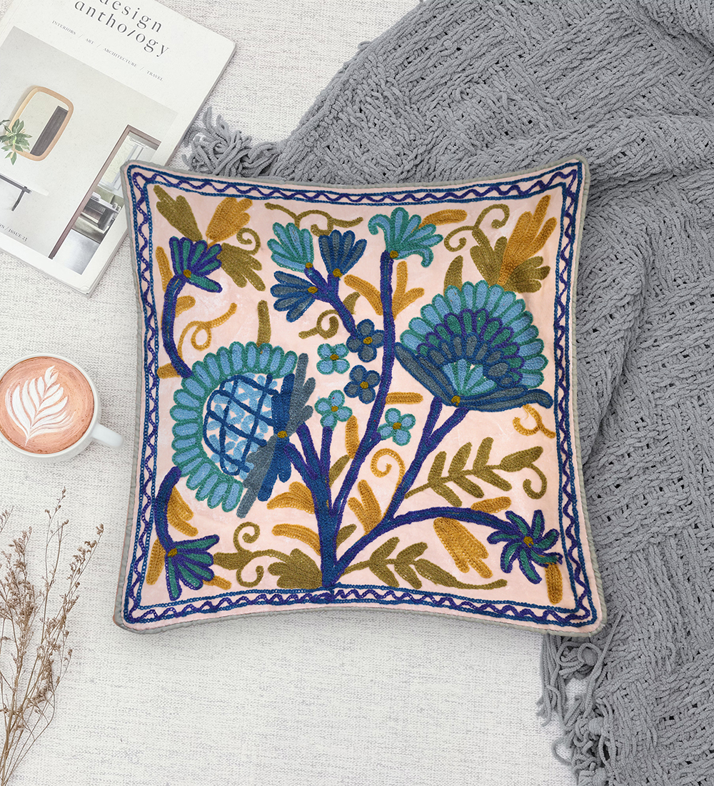 Floral cushion cover 1