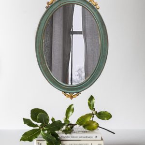 Beautiful oval carved mirror 2