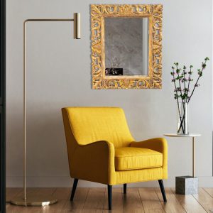 Beautiful regtangular carved mirror 1