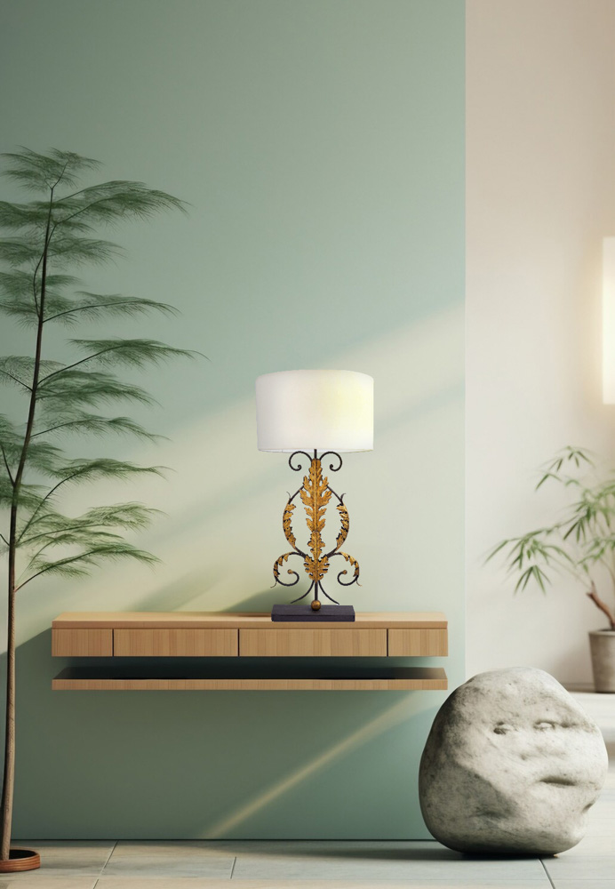 Iron Table Lamp with shade