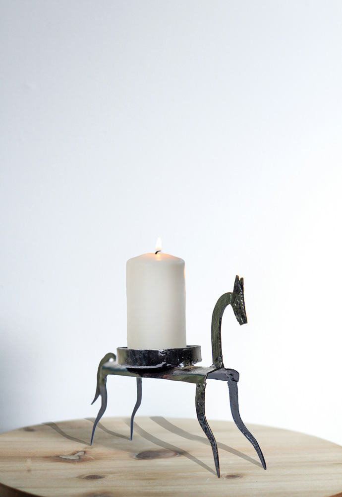 Horse Candlestick Holder