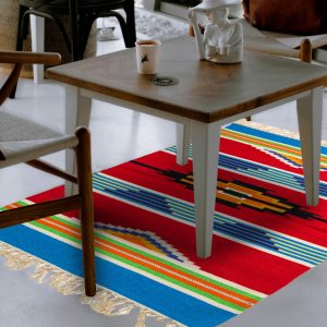 Bright multicolour dhurrie for your living space