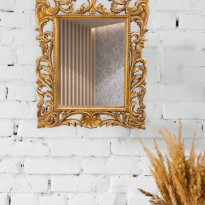 Beautiful regtangular carved mirror 2