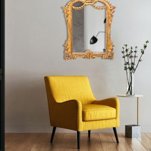 Beautiful regtangular carved mirror 3