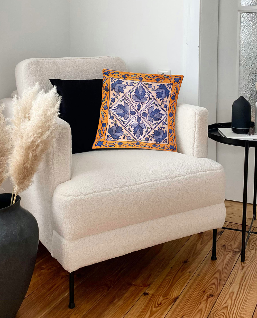 Floral cushion cover 3