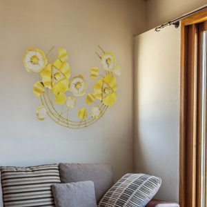 Golden and white flower medley