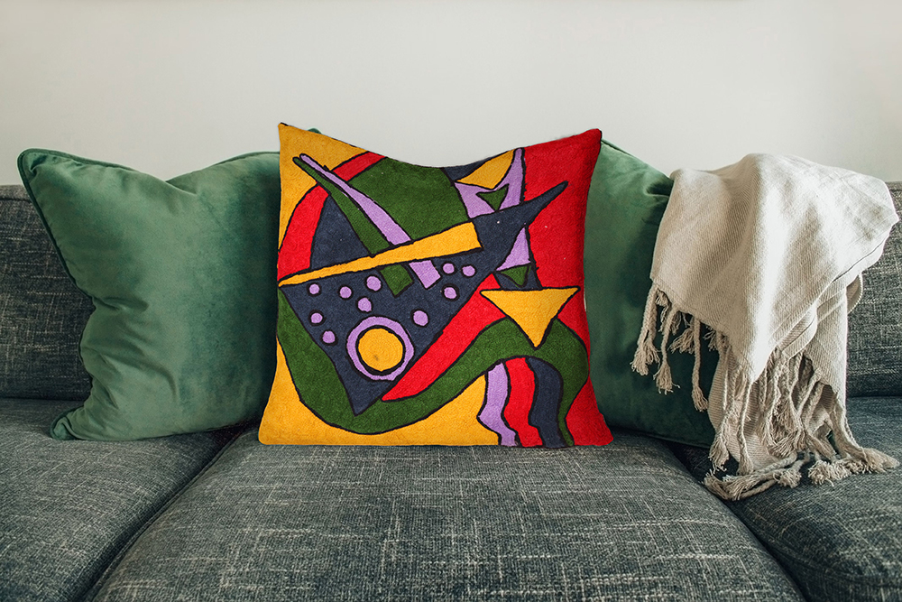 Earths elements cushion cover