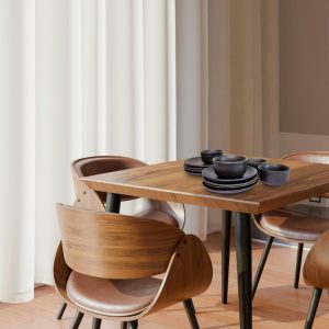 Stunning black matt dinner set - 16 pieces. 4 dinner plates/quarter plates/soup bowls/portion bowls