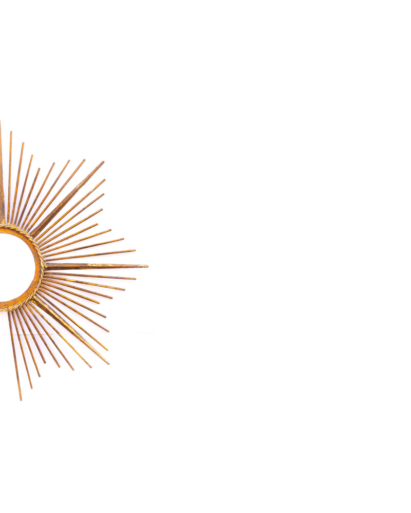 Iron sun mirror frame 1 - Image 3