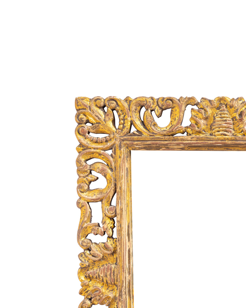 Beautiful regtangular carved mirror 1 - Image 3