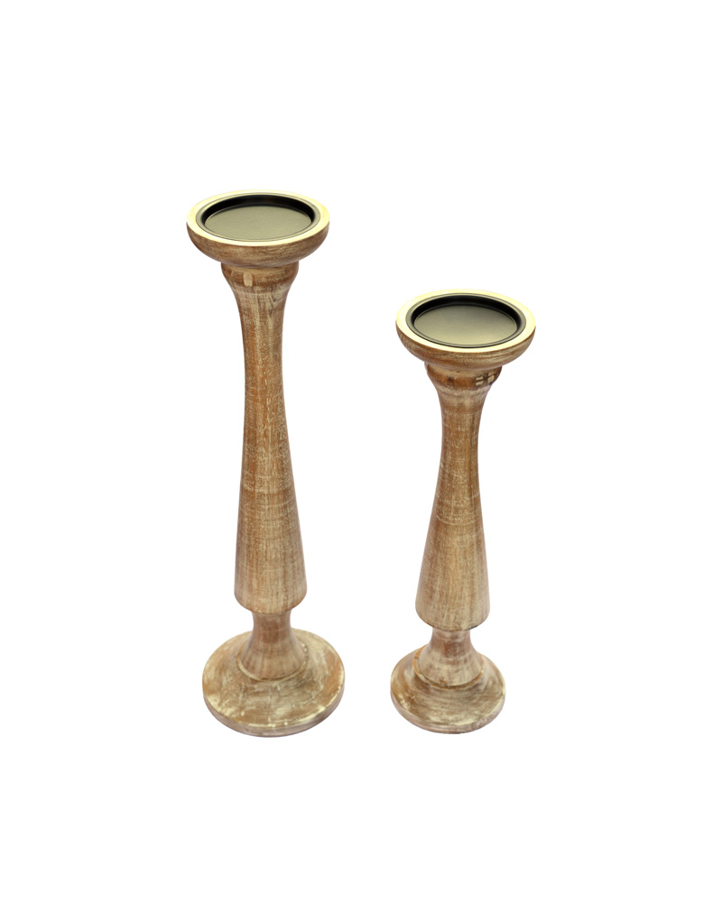 Set of 2 beautiful candle holders 7 - Image 4