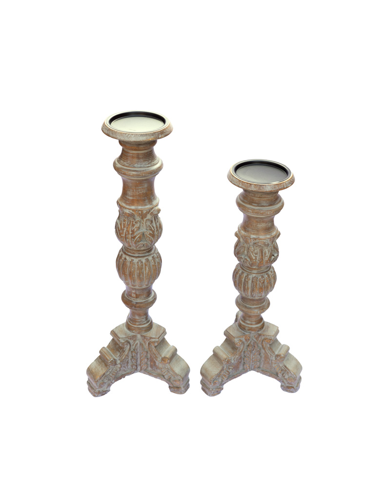 Set of 2 beautiful candle holders 6 - Image 3