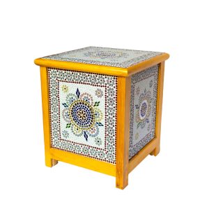 Exquisite cuboid glass floor lamp 2