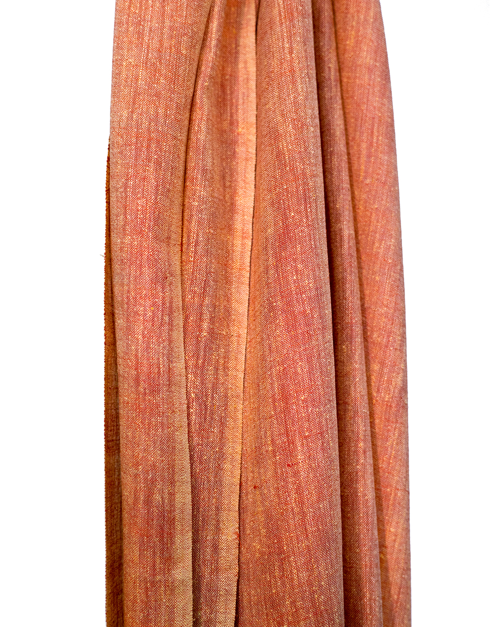 Beautiful baby pink and cream matka munga silk scarf - Image 6