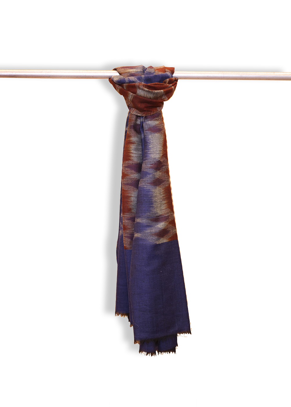 Colourful pure pashmina wool scarf 7 - Image 3