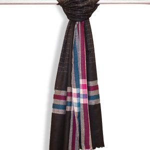 Colourful pure pashmina wool scarf 6