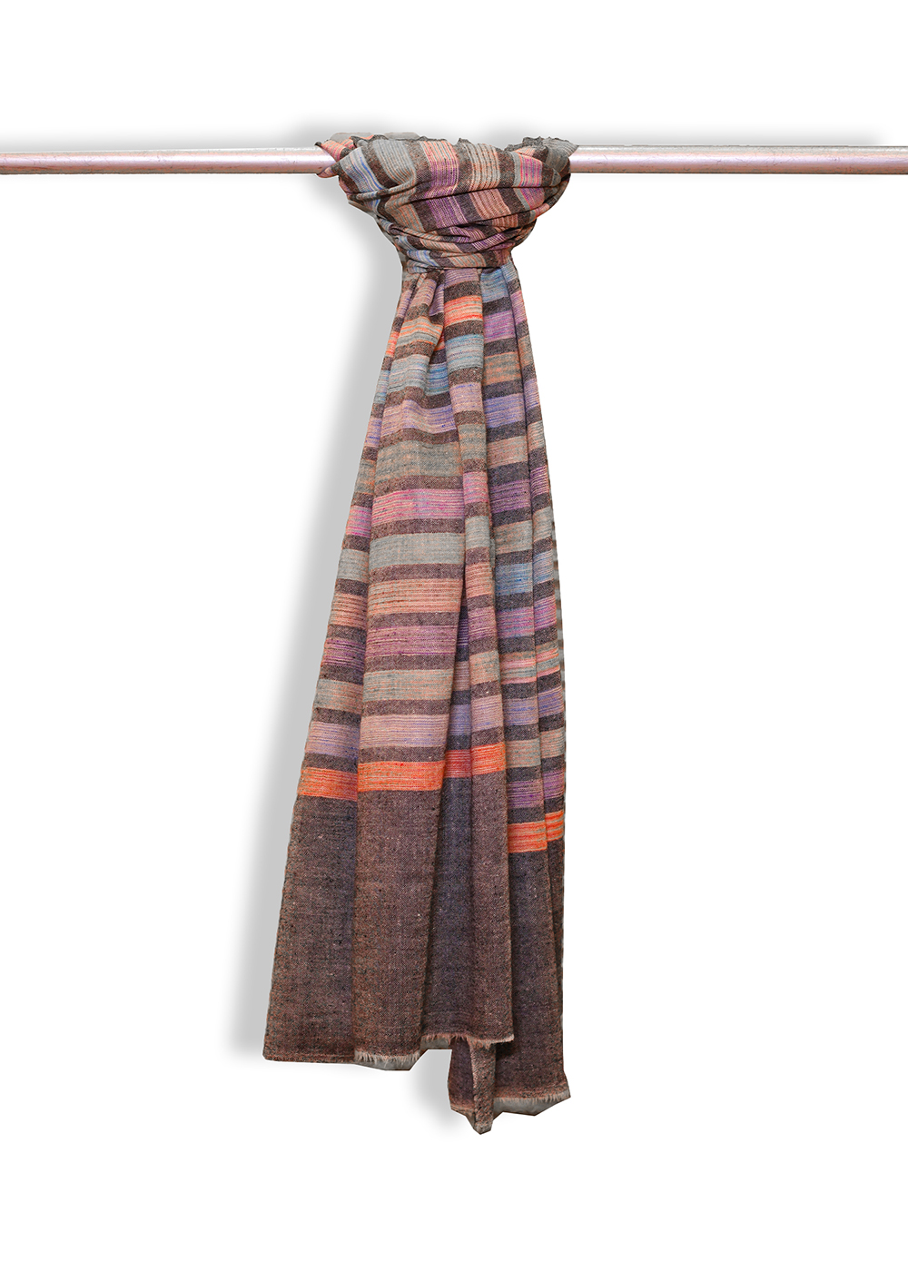 Colourful pure pashmina wool scarf 1