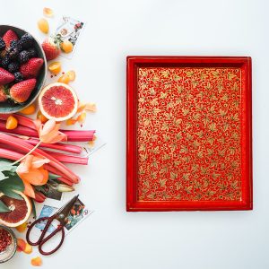 Beautiful, bright and artistic serving tray 2
