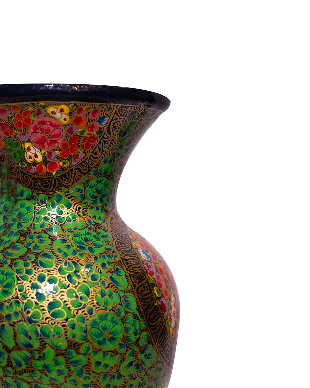 Striking handcrafted paper mache vase 2 - Image 4