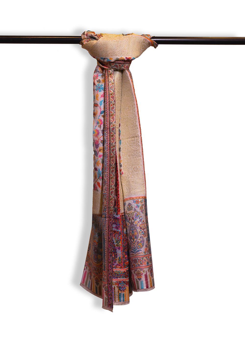 Delicate neutral scarf