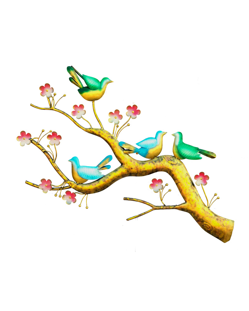 Birds on a branch wall art - Image 2