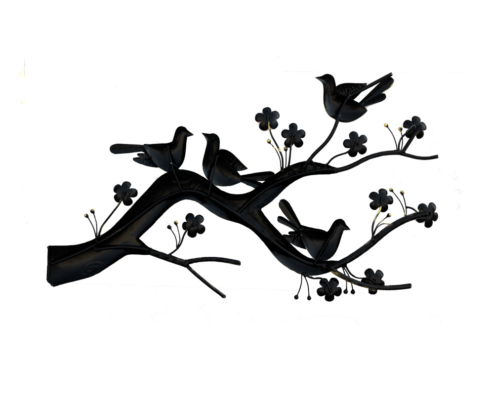 Birds on a branch wall art - Image 3